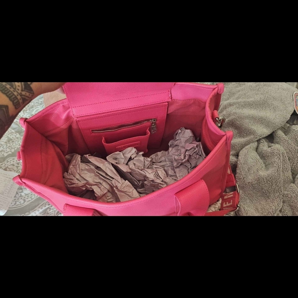 Steve Madden Pink Tote Bag - Picture 8 of 10